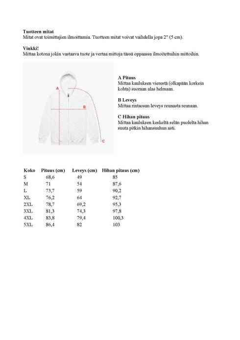 Lavis ChaCha Huppari Unisex